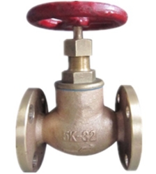 JIS F7351 5K Marine bronze screw down non return check globe valve