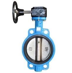 F7480 Marine worm gear wafer butterfly valve